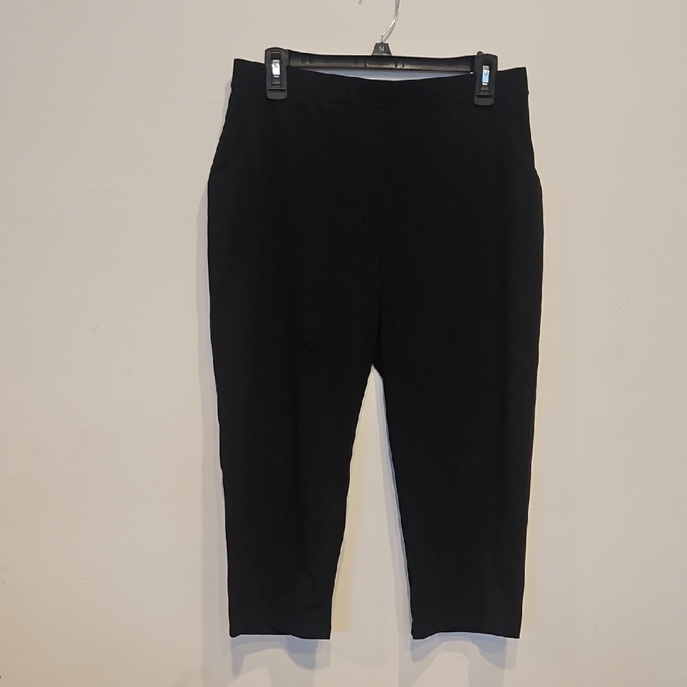L.L. Bean Classic Black Cropped Leggings